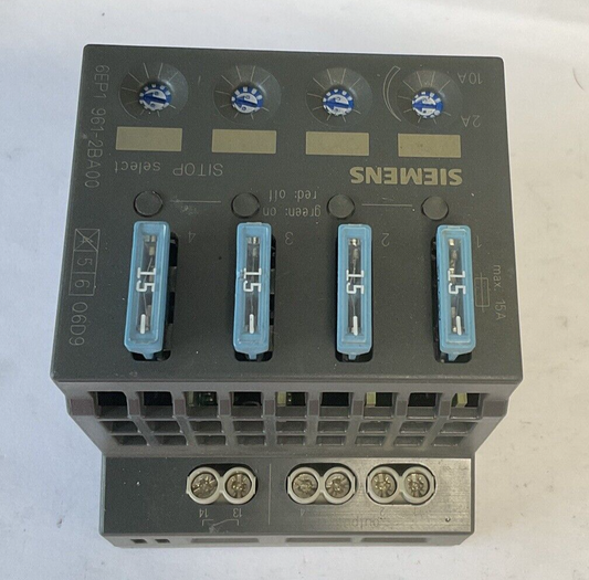 SIEMENS 6EP1 961-2BA00 DIAGNOSTICS MODULE 24VDC 40A ***LOTOF3***