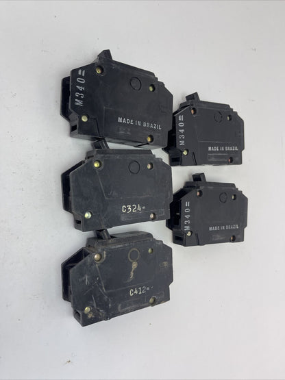 GE THQC1160 CIRCUIT BREAKER 1POLE 60AMP 120/240VAC (LOT OF 5)