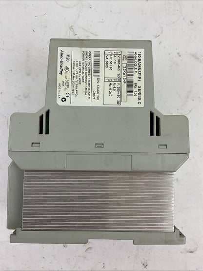 ALLEN BRADLEY 160-BA06NSF1P1 VARIABLE SPEED DRIVE 380-460V SER C FRN 7.06 3HP