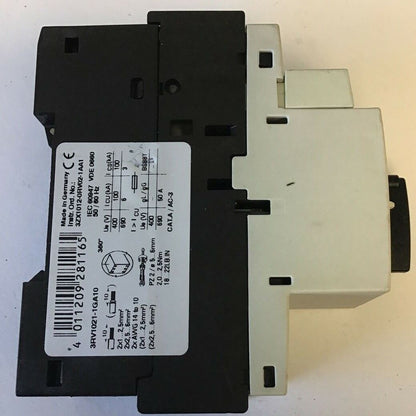 SIEMENS 3RV1021-1GA10 MOTOR STARTER 690V