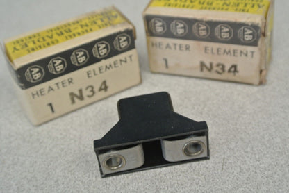 LOT of 2 / ALLEN-BRADLEY N34 THERMAL OVERLOAD HEATER ELEMENT  / NEW SURPLUS