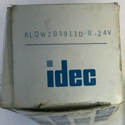 IDEC PUSH BUTTON ALQW2B9911N-R-24V 100-600VDC 120-600VAC