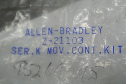 LOT of 2 / ALLEN-BRADLEY Z-21103 MOVABLE CONTACT KIT / SIZE 00 / NEW SURPLUS