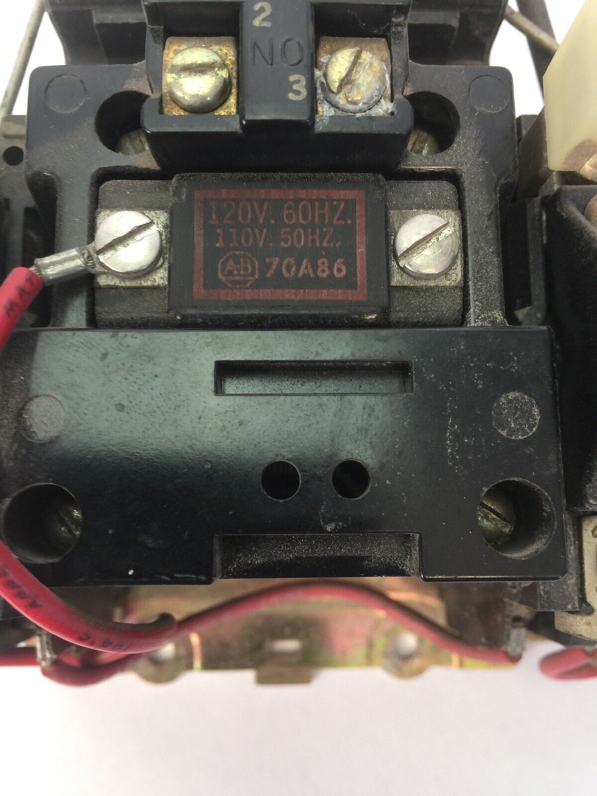 ALLEN BRADLEY 709-AOWJ103 SER K SIZE 0 600VAC 5HP COIL 120V 60HZ N28 HEATERS