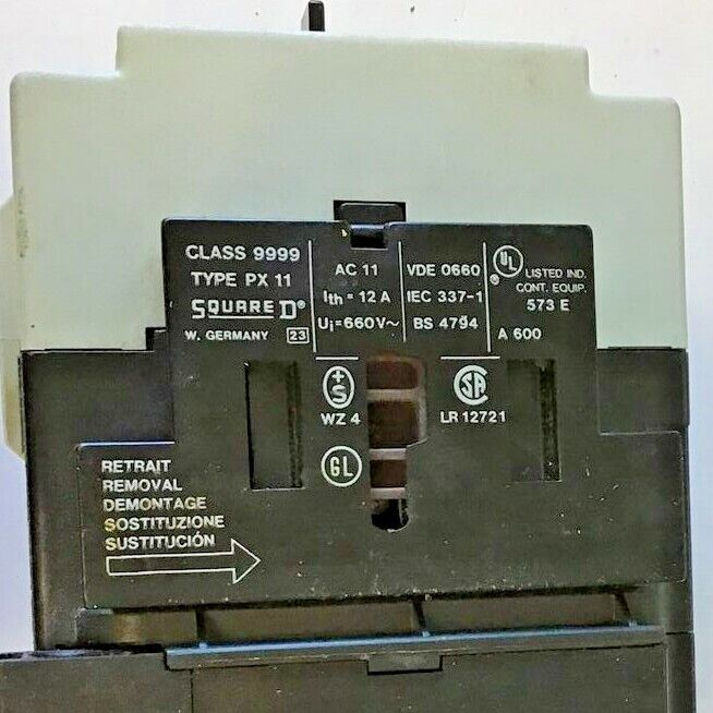 SQUARE D CLASS 8502 TYPE PF3.22 63A 600VAC 40HP 3PHASE