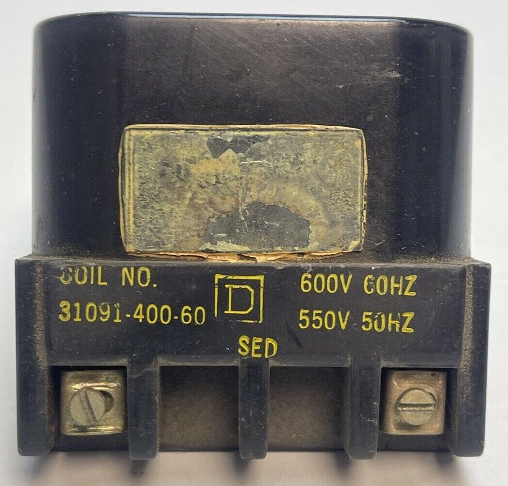 SQUARE D 31091-400-60 COIL 600V 60HZ 550V 50HZ