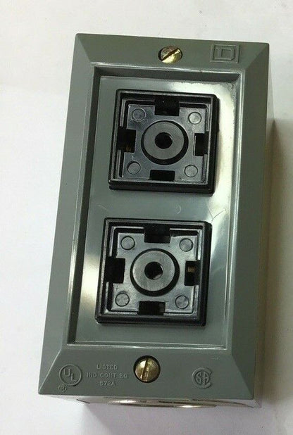 SQUARE D 9001 BG-214 UNIVERSAL PUSH BUTTON 2 UNIT SERIES A W/O INSERT
