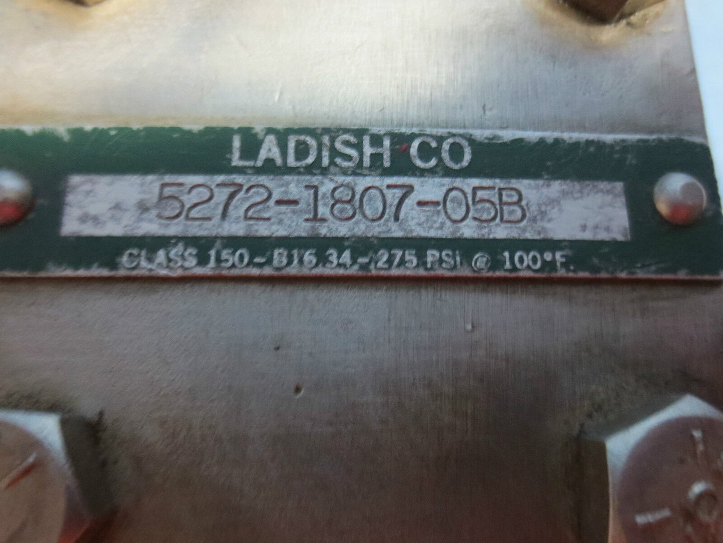 LADISH V216 FLANGED CF8M SWING CHECK VALVE 0501-245 /1031-021 / 5272-1807-05B