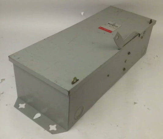 WESTINGHOUSE HUN323 NON FUSIBLE SAFETY SWITCH 100A 240V 3PH 30HP TYPE 1 INDOOR