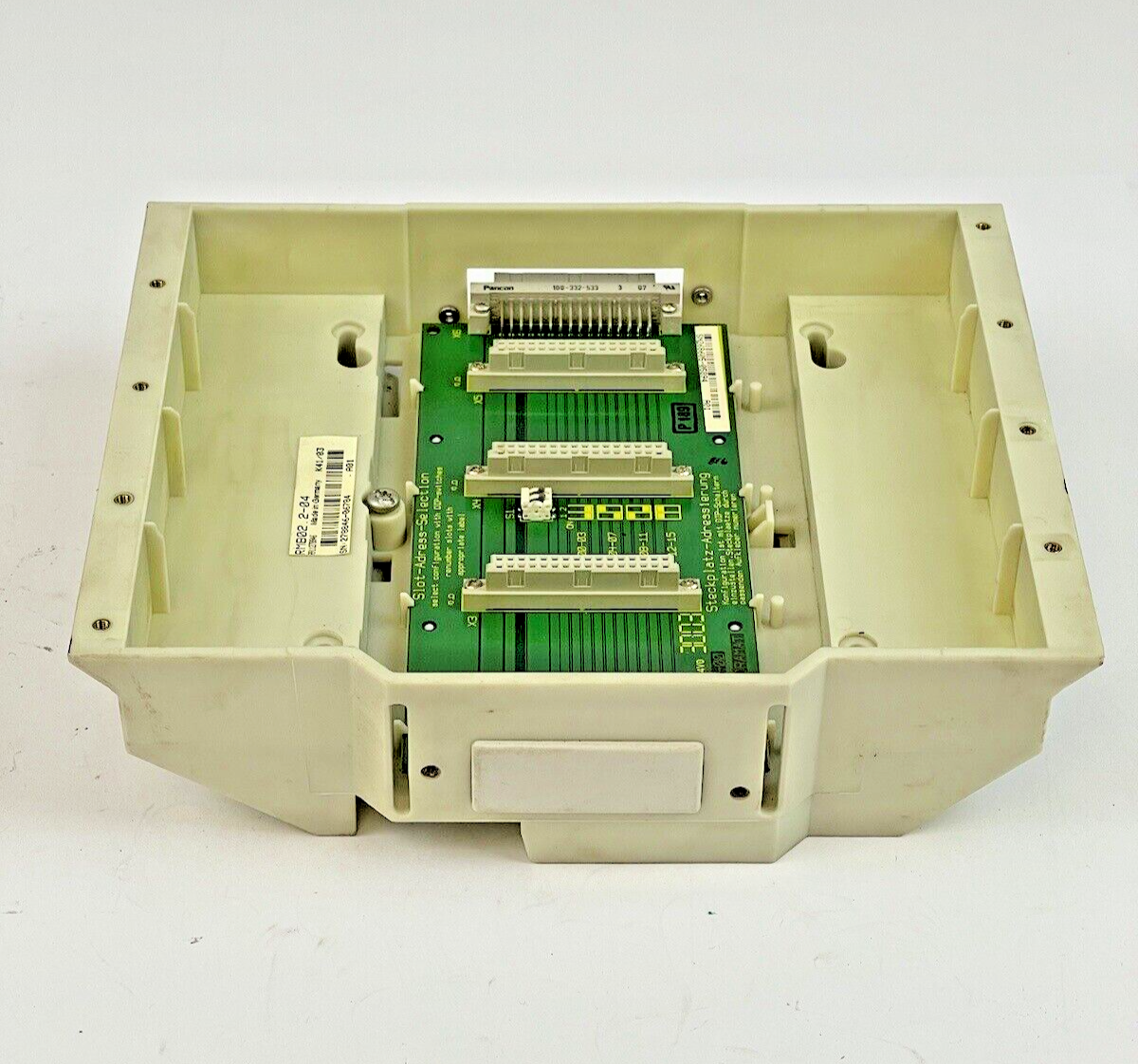 INDRAMAT - REXROTH - RMB02.2-04 - BASE PLATE - 4 SLOT BASE MODULE