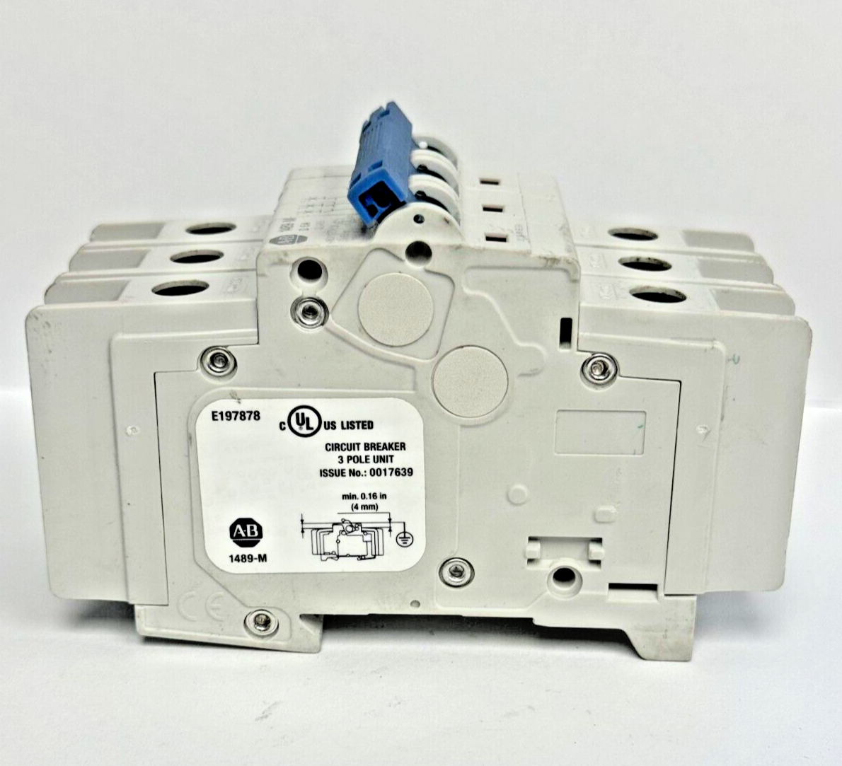 ALLEN-BRADLEY - 1489-M3D050 SER. D - CIRCUIT BREAKER - 3 P, 5 A, 277 V