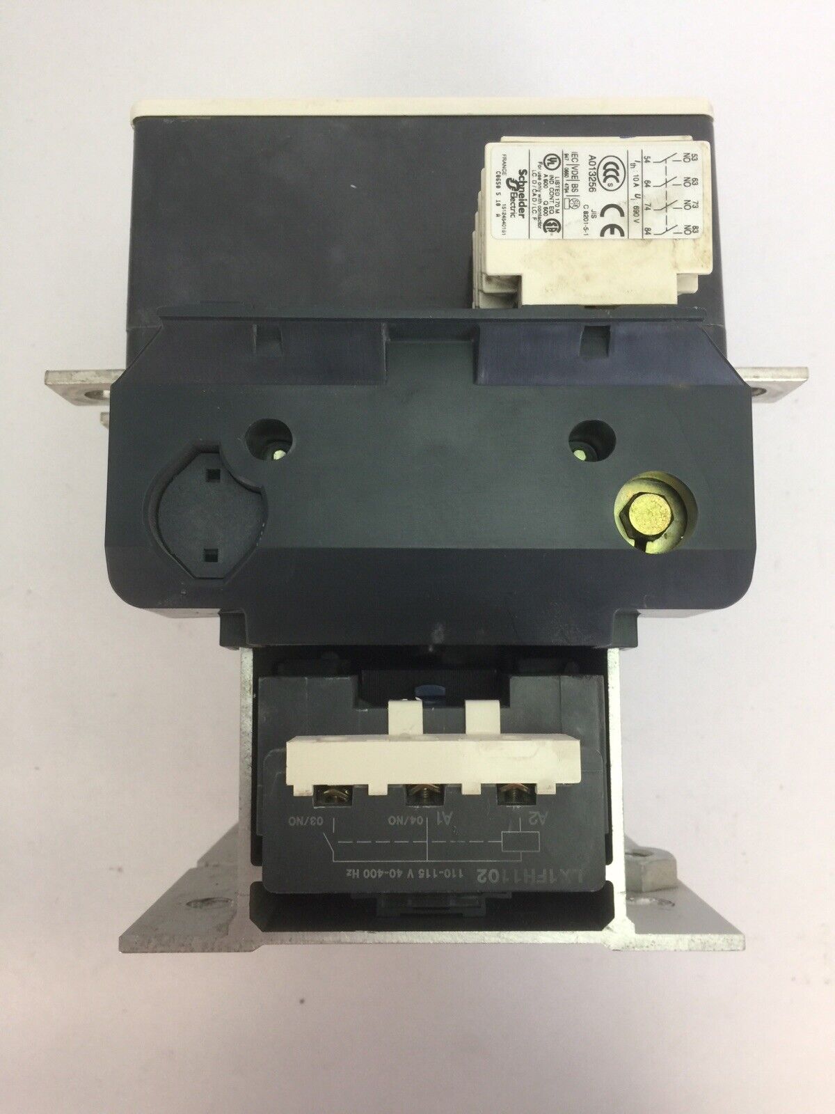 TELEMECANIQUE LC1F330 CONTACTOR 600VAC 250HP 370A LX1FH1102 110-115V 40-400HZ