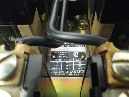 ALLEN BRADLEY 715X-AOD3000 SER. L, TWO SPEED STARTER,SIZE 0,3PH, 575V, 120V COIL