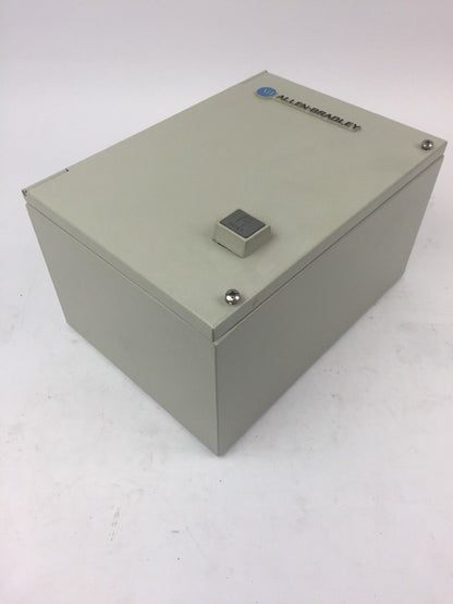 ALLEN BRADLEY 109-A09JD3-B30-7 TYPE 12 STARTER ENCLOSURE ONLY SERIES A