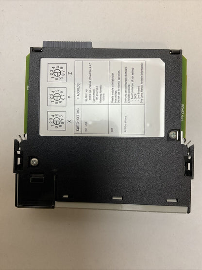 ALLEN BRADLEY 1756-EN2T SER C FW 4.003 CLX HI-CAP ENET/IP MODULE TP 3mA@1.2VDC