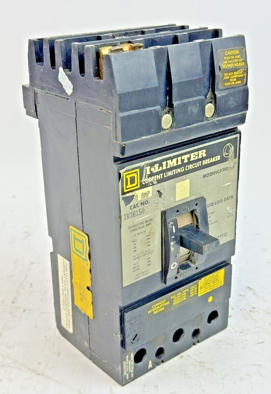 SQUARE D - IK36150 - I-LINE MOLDED CASE CIRCUIT BREAKER - 150 AMP/3 POLE/600 VAC