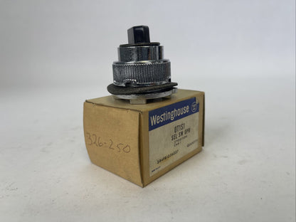 WESTINGHOUSE OT1S1 SELECTOR SWITCH OPERATOR 2 POSITION 4981D56G07