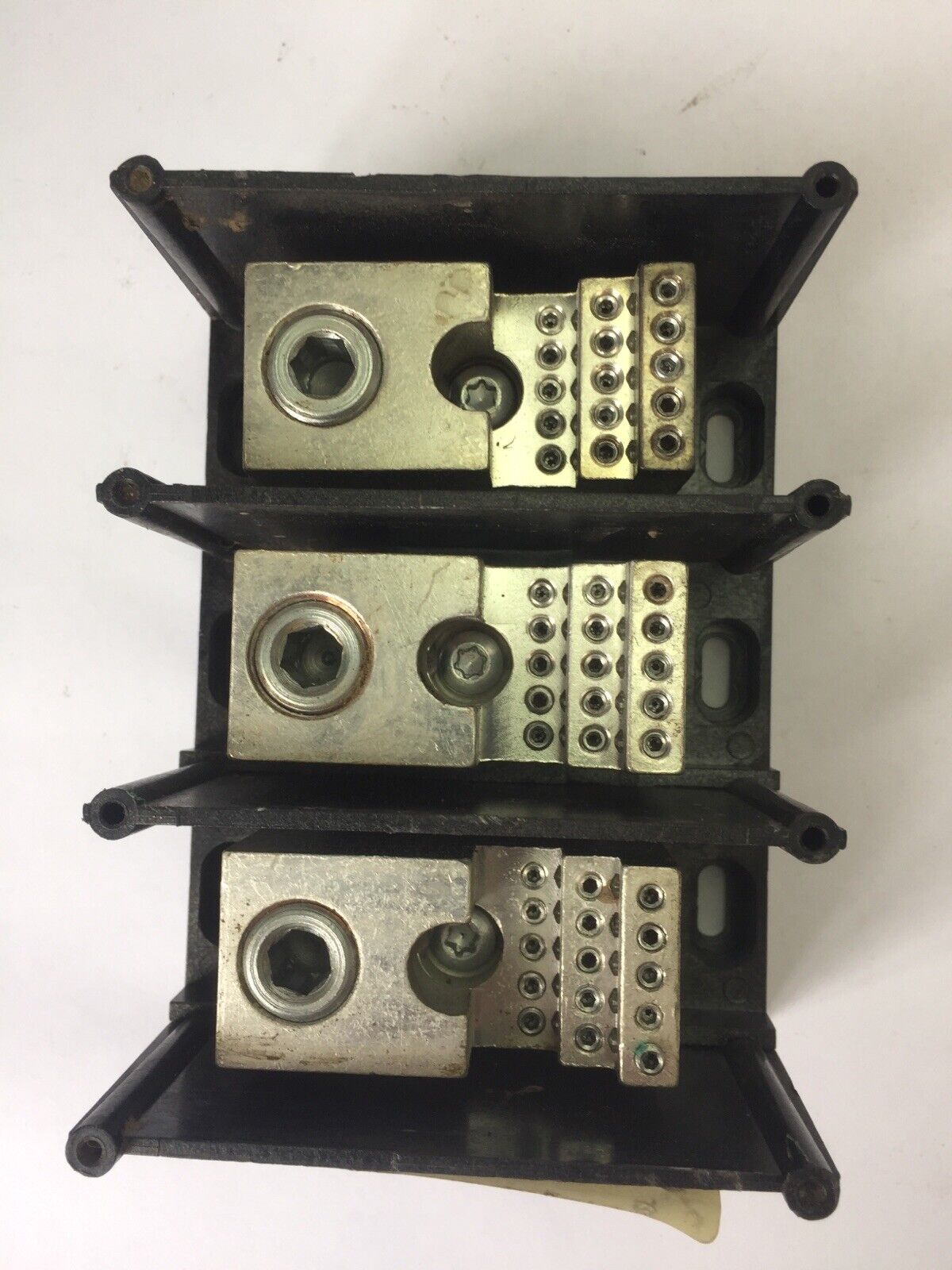 GOULD SHAWMUT 66623 POWER DISTRIBUTION BLOCK 3 POLE 600V CU ONLY