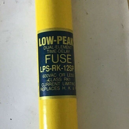 COOPER LPS-RK-12SP LOW PEAK FUSE TIME DELAY 600VAC RK1 12AMP ***LOTOF10***