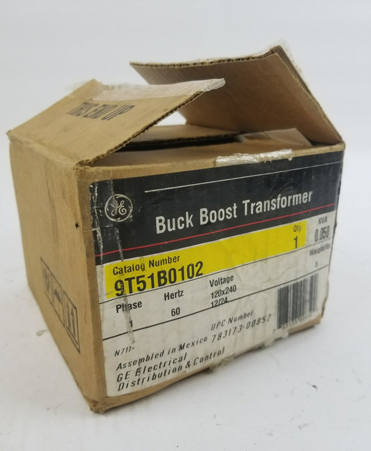 New GE 9T51B0102 Buck Boost Transformer GT1095 - 120x240V, 0.050 kVA