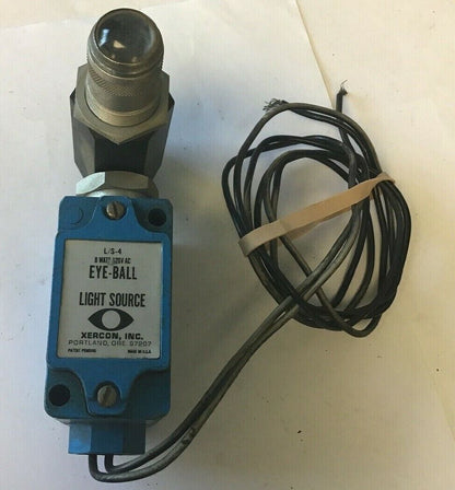 XERCON LS-4 EYE-BALL LIGHT SOURCE LIMIT SWITCH 120VAC 8WATT