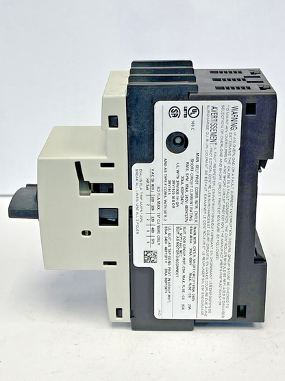 SIEMENS - 3RV1021-1GA10- CIRCUIT BREAKER / MOTOR PROTECTOR