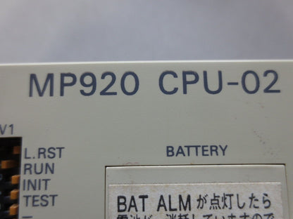 YASKAWA MP920 CPU-02, PS-01, 260IF, LIO-01, SVA-01(2), EXIOIF MACHINE CONTROLLER