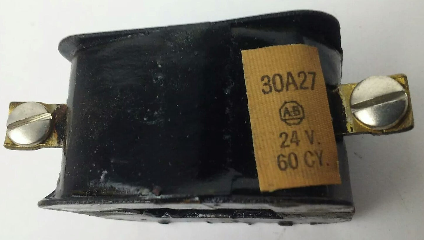 ALLEN BRADLEY 30A27, COIL, 24V @ 60HZ, RENEWAL PARTS, 30A