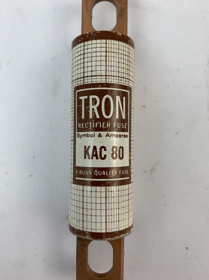 Bussmann Tron KAC80 80A 600V Rectifier Fuse "Lot of 5"