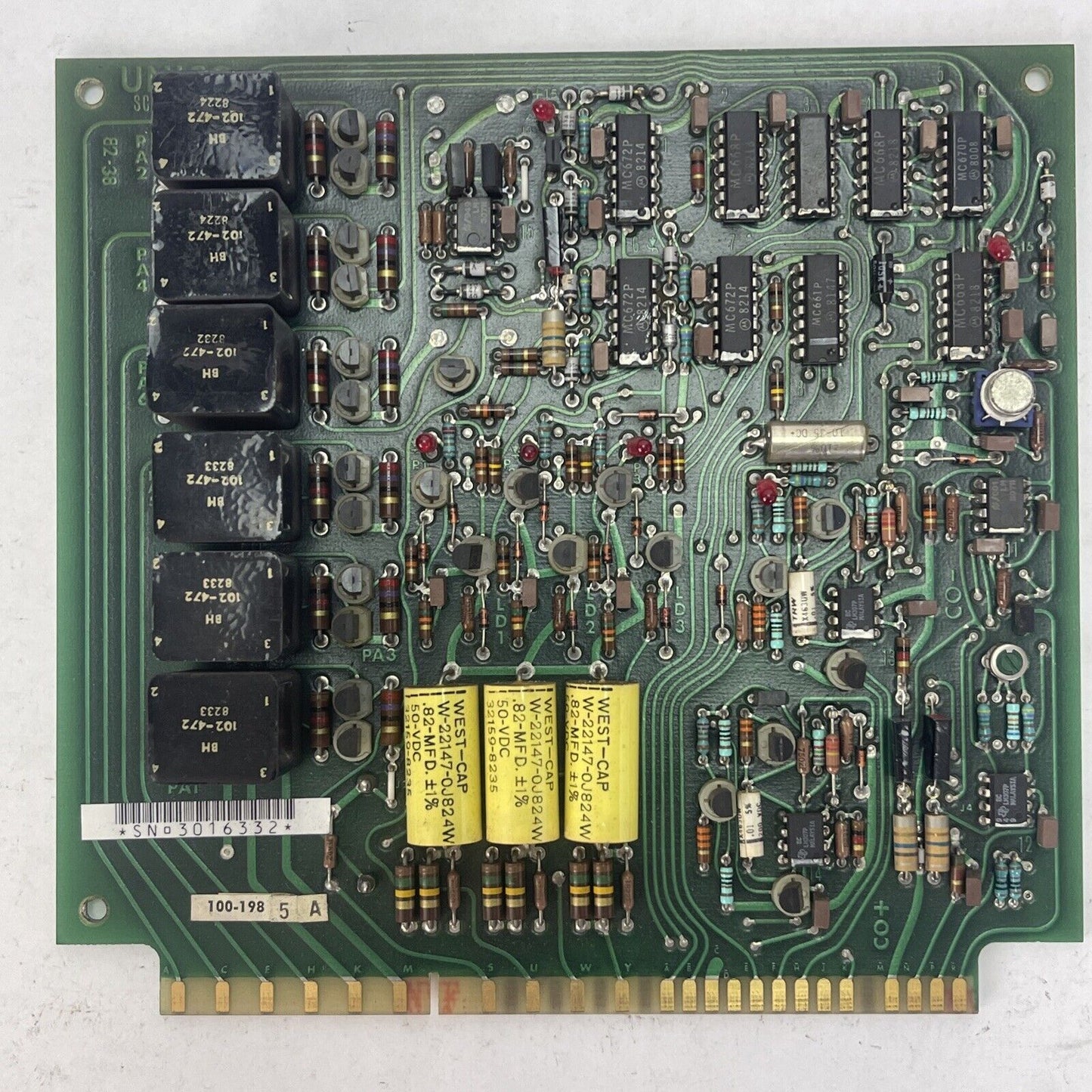 UNICO 100-198 5A FIRING CIRCUIT BOARD 500-001M