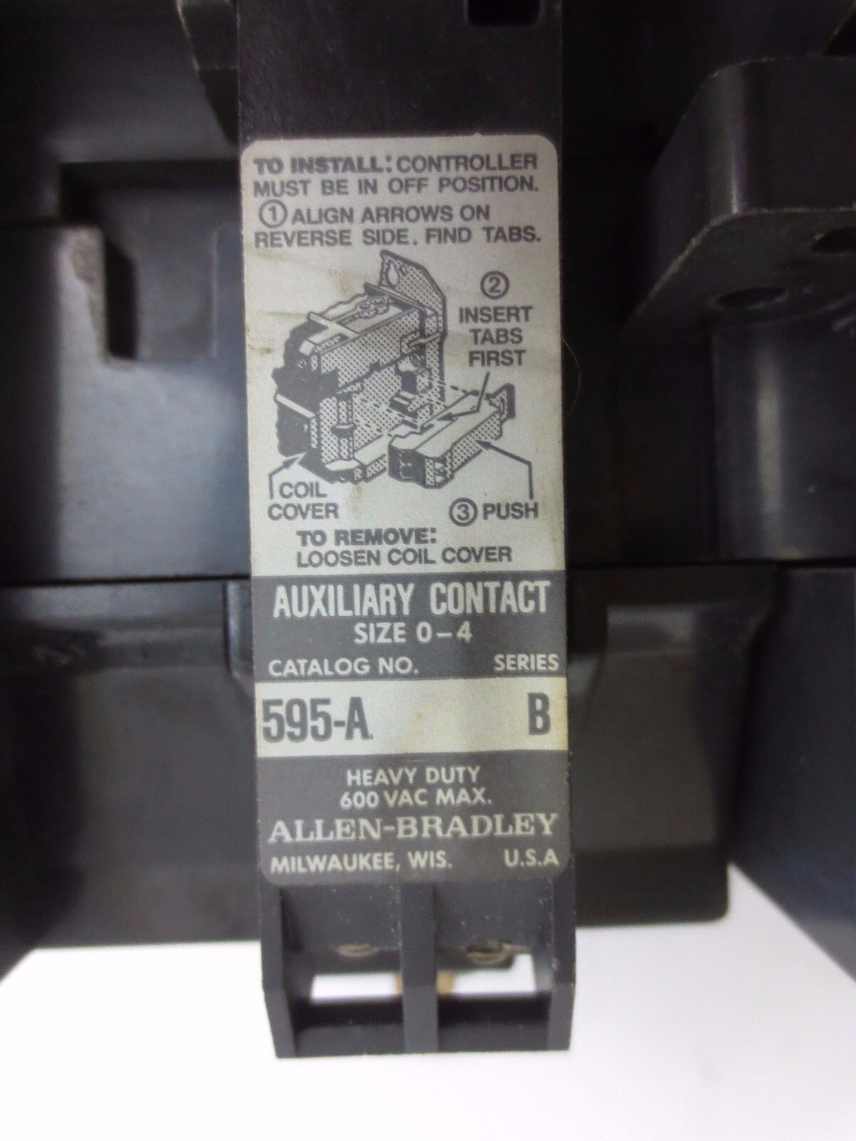 ALLEN-BRADLEY 500F-DOD930 SIZE 3 MOTOR STARTER - 110/120V COIL