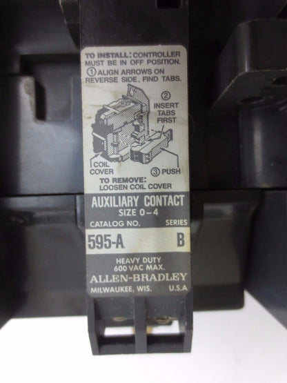 ALLEN-BRADLEY 500F-DOD930 SIZE 3 MOTOR STARTER - 110/120V COIL