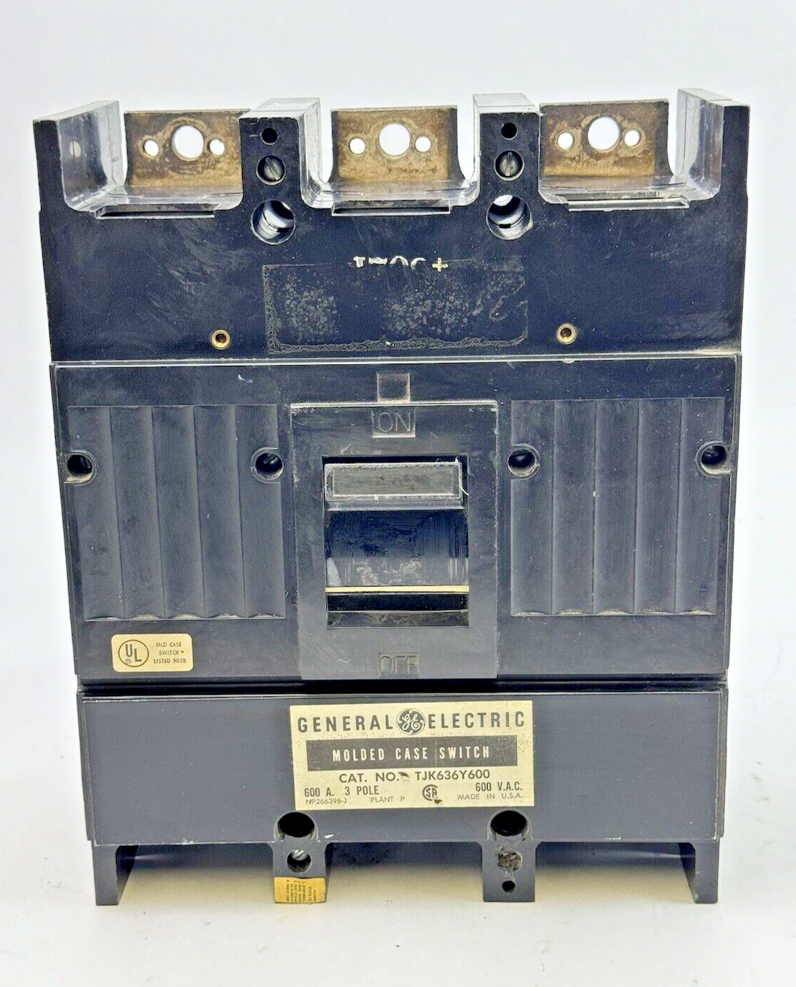 GE - TJK636Y600 - MOLDED CASE SWITCH - 3 POLE/600VAC/600A **READ DESCRIPTION