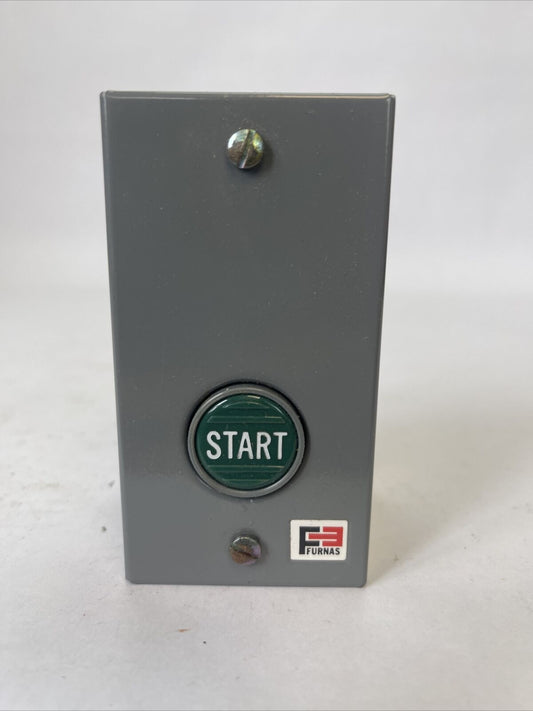 FURNAS 50AA3D STANDARD DUTY PUSH BUTTON STATION START 600VAC