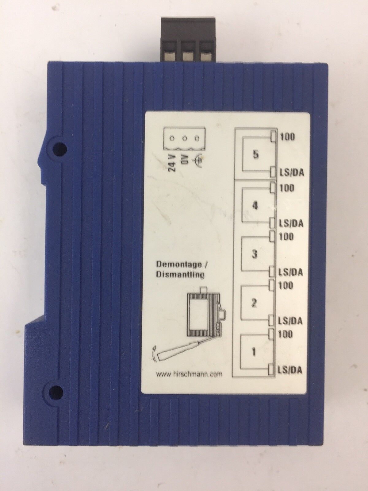 HIRSCHMANN SPIDER 5TX RAIL SWITCH