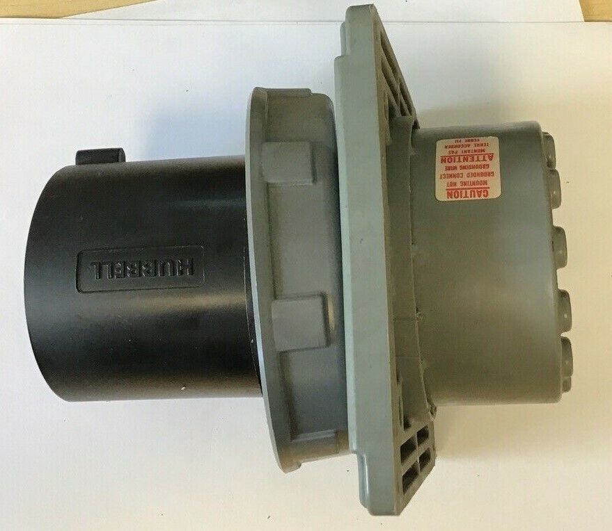 HUBBELL 5100B5W  PIN & SLEEVE RECEPTACLE PLUG 100A 600VAC 3 POLE 4 WIRE GROUND