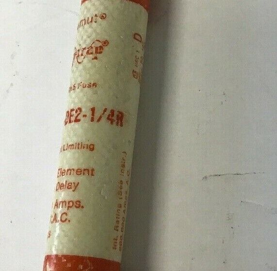 GOULD ATS-DE2-1/4R FUSE RK5 2-1/4AMP 600VAC DUAL ELEM. TIME DEL.***LOTOF10***