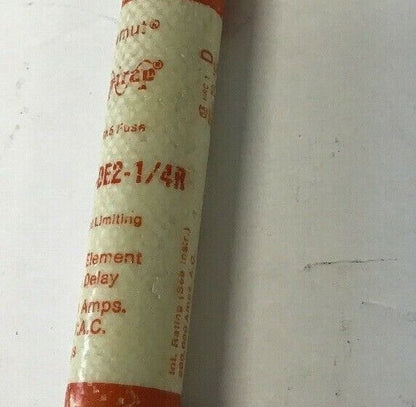 GOULD ATS-DE2-1/4R FUSE RK5 2-1/4AMP 600VAC DUAL ELEM. TIME DEL.***LOTOF10***