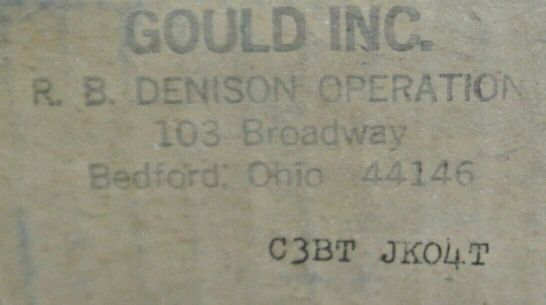 GOULD / R.B. DENISON C3BT-JK04T LIMIT SWITCH / NEW SURPLUS