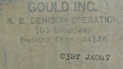 GOULD / R.B. DENISON C3BT-JK04T LIMIT SWITCH / NEW SURPLUS