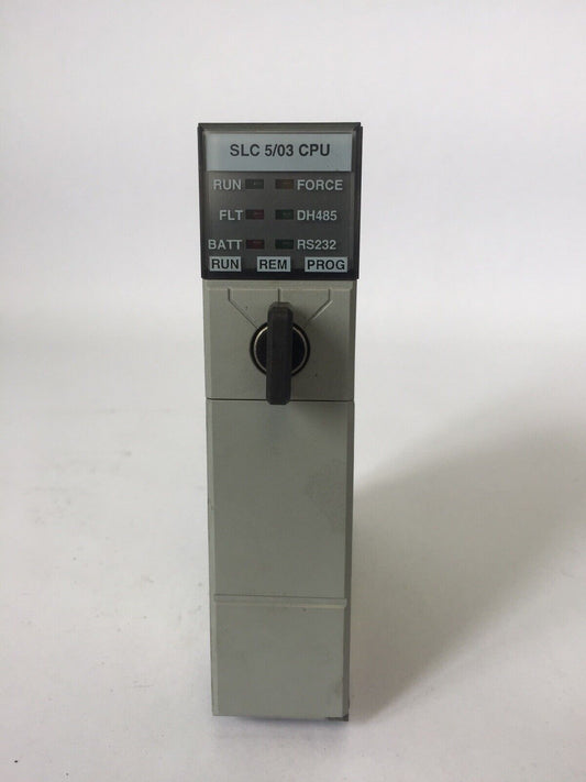 ALLEN BRADLEY 1747-L531 PROCESSOR UNIT 24VDC SER E PROC. REV 8