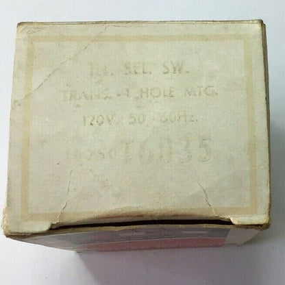 CUTLER HAMMER 10250T6035 ILLUMINATED SELECTOR SWITCH 120V 50/60HZ