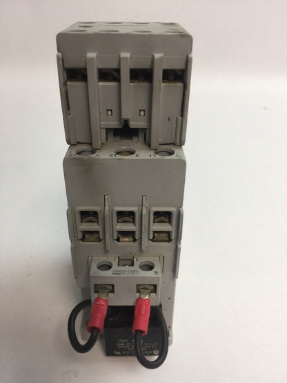 ALLEN BRADLEY 100-C37*00 CONTACTOR SER C 60A 600VAC COIL 120/110V 60/50HZ 100-F