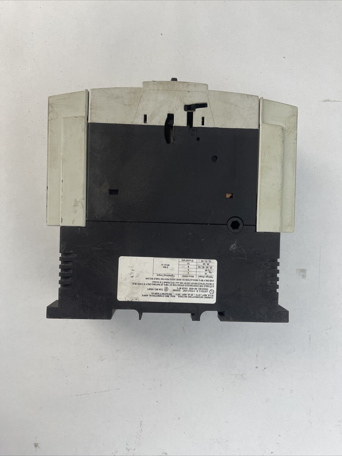 SIEMENS 3RV1742-5BD10 CIRCUIT BREAKER 600VAC 600Y/347VAC 20kA 480Y/277VAC 65kA