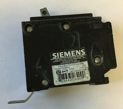 SIEMENS B120HH CIRCUIT BREAKER 120/240VAC 20A 60HZ