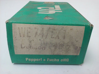 PEPPERL + FUCHS WE74/EX1 SWITCH AMPLIFIER R.B. DENISON PROXSWITCH 120V SUPPLY