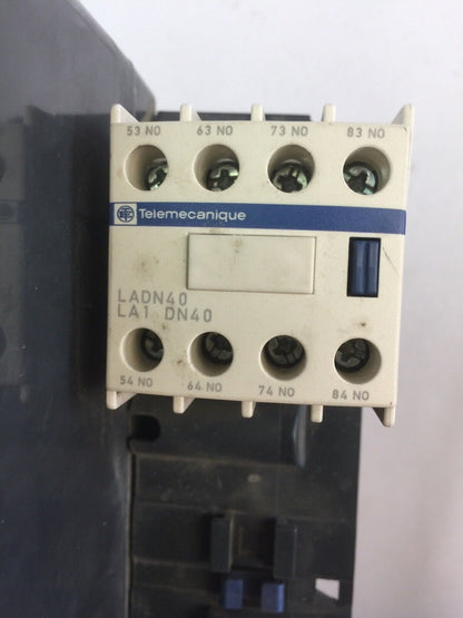 TELEMECANIQUE LC1F330 CONTACTOR 600VAC 250HP 370A LX1FH1102 110-115V 40-400HZ
