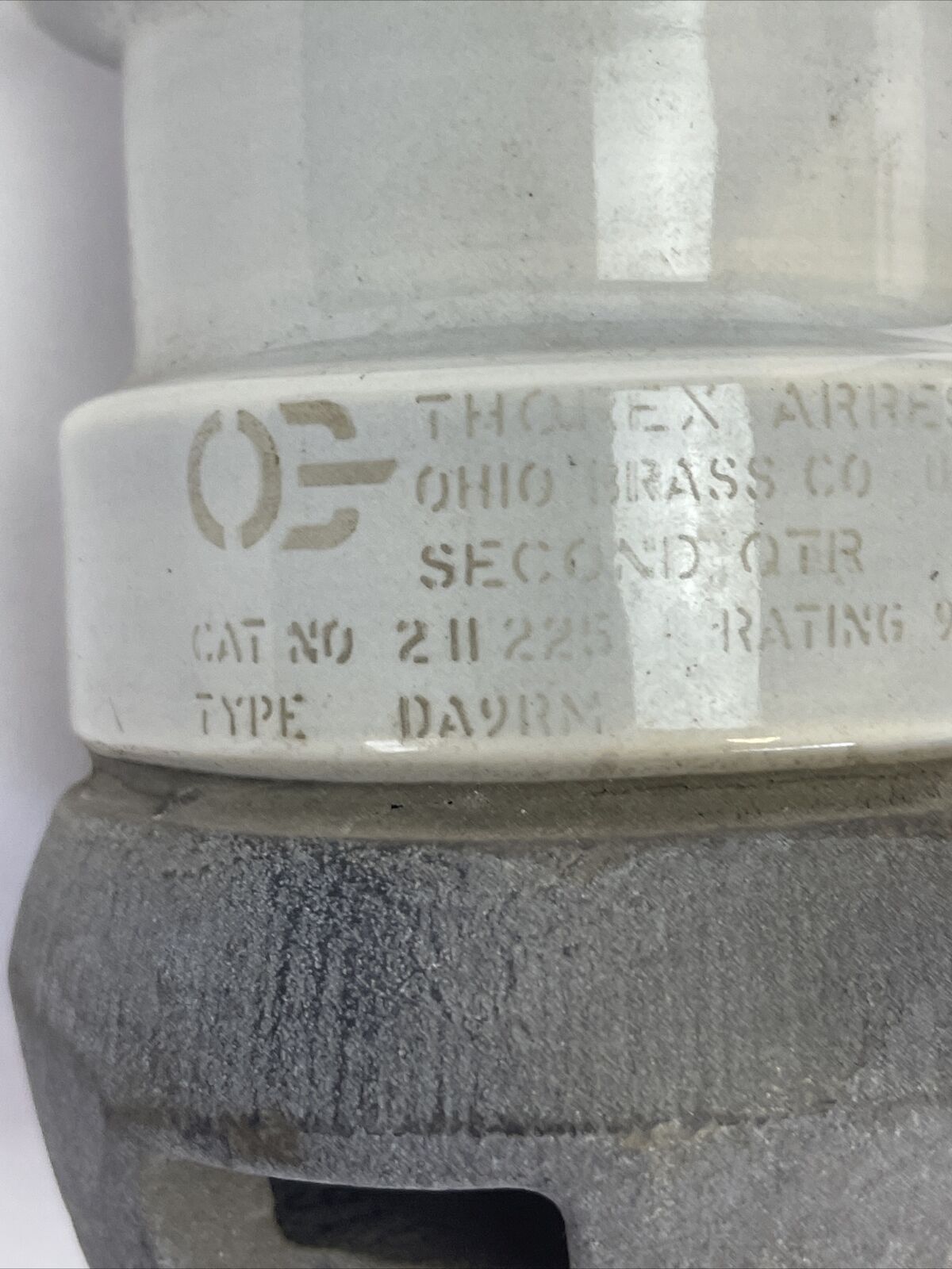 THOREX ARRESTER 211225 TYPE DA9RM RATING 9KV