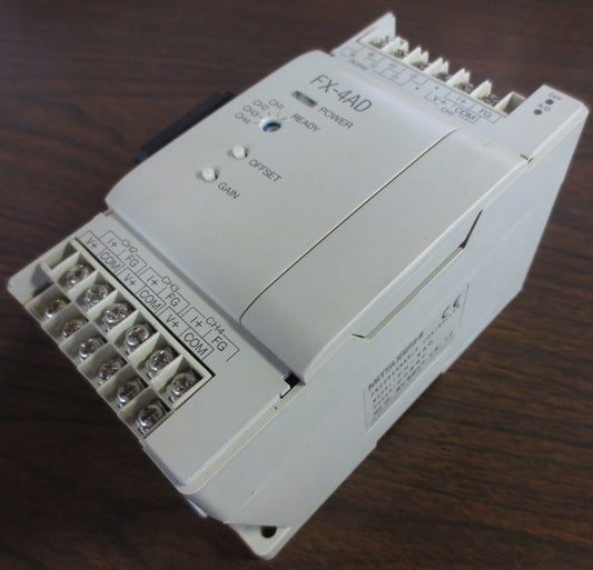 MITSUBISHI FX-4AD PROGRAMMABLE CONTROLLER - 24VDC - SHIPS from U.S.