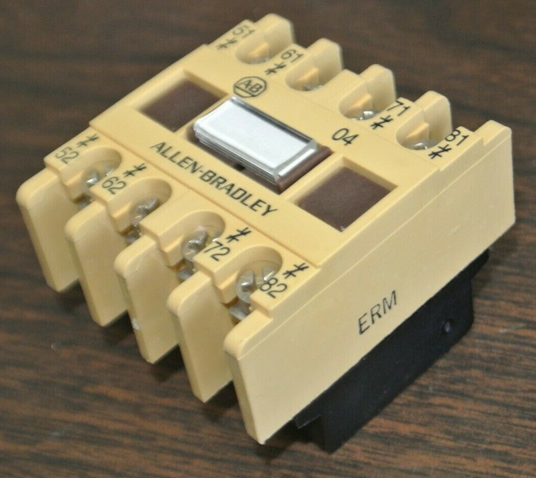 ALLEN-BRADLEY 195-FA04 TYPE F ADD-ON CONTACT BLOCK / NEW SURPLUS